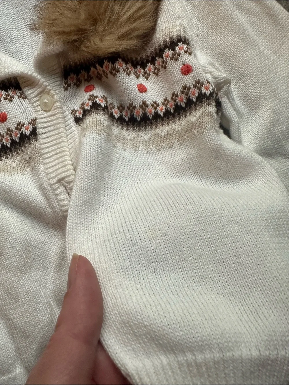 Janie and Jack Faux Fur Sweater Set - Pumpkin Harvest 2015 - HTF Set